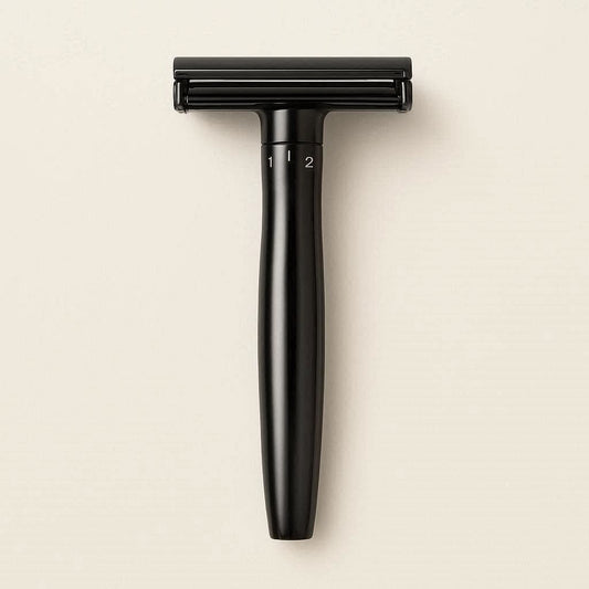 Double-Edge Safety Razor Kit (Razor + Stand + 5 Blades)